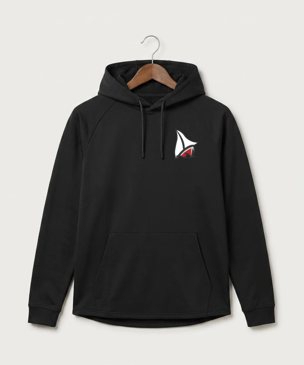 Detroit Lakes Community High School Football (Boys) - Black Hoodie - Left Chest