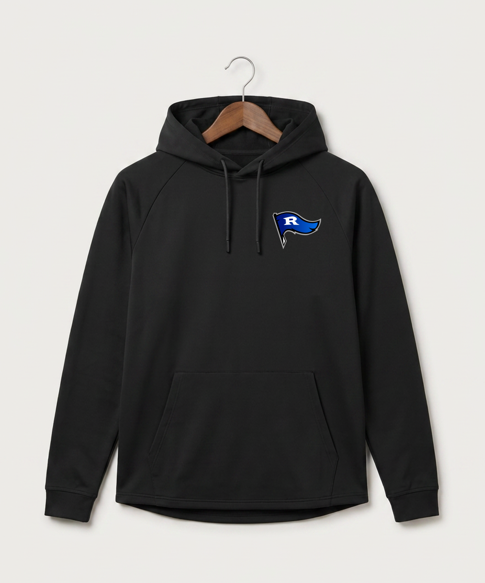 Red Lake County Central Football (Boys) - Black Hoodie - Left Chest