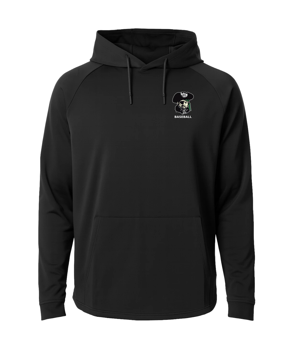 Waterville-Elysian-Morristown Baseball - Black Hoodie - Left Chest