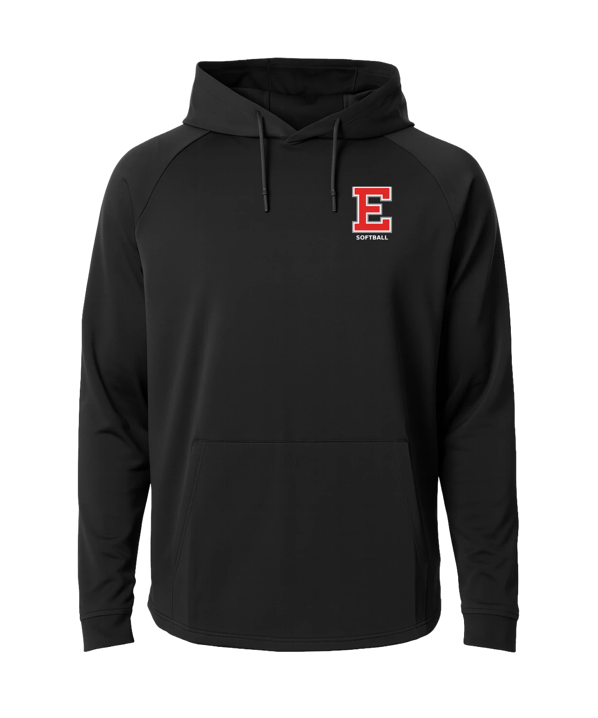 Duluth East Softball - Black Hoodie - Left Chest