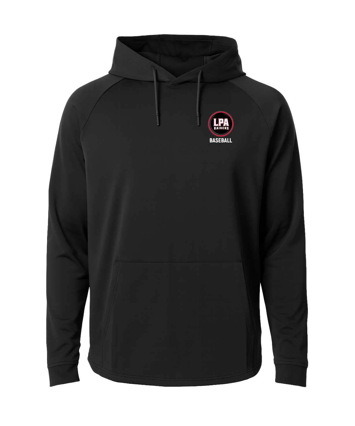 LPA BASEBALL - Black Hoodie - Left Chest