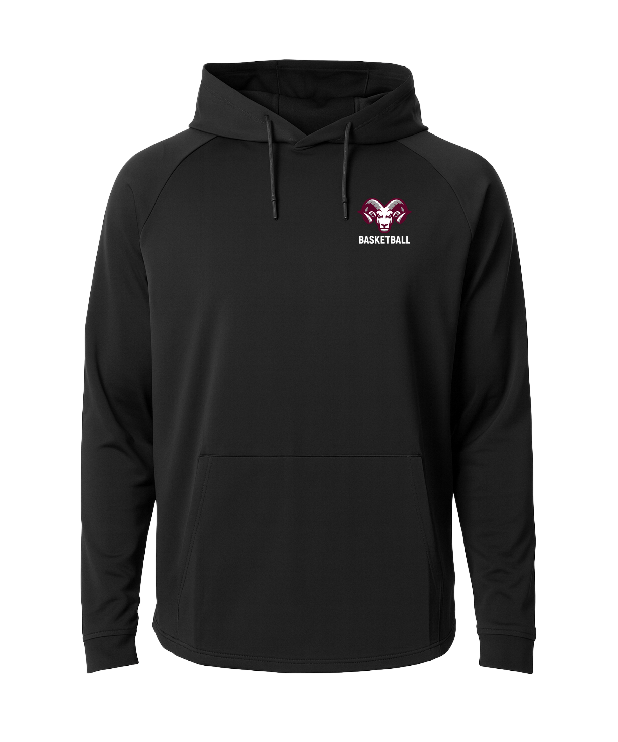 Riverview Basketball - Black Hoodie - Left Chest