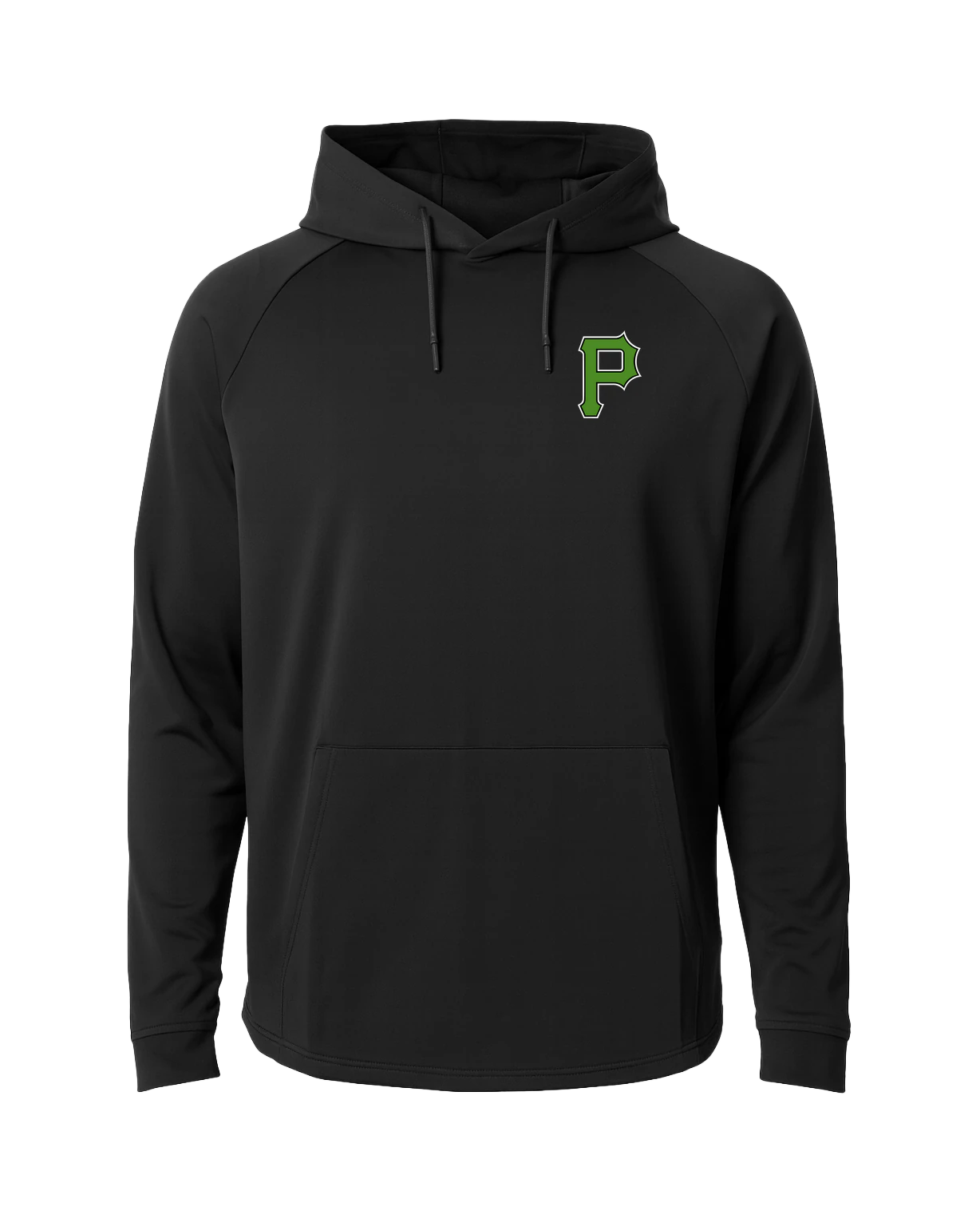 Pipestone Softball - Black Hoodie - Left Chest