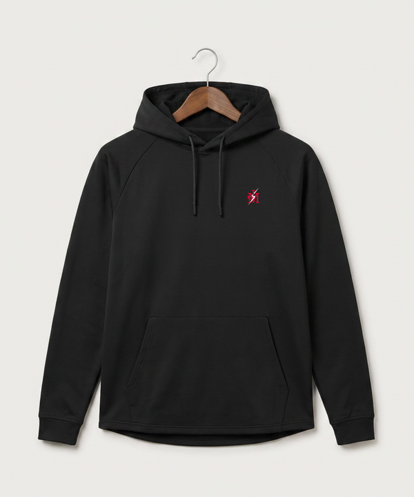 John Marshall High School Cross Country (Coed) - Black Hoodie - Left Chest