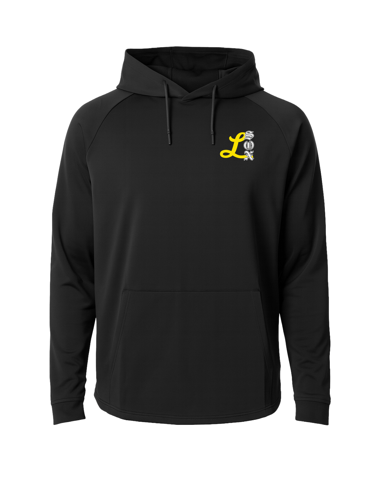 Lamberton LongSox Baseball - Black Hoodie - Left Chest