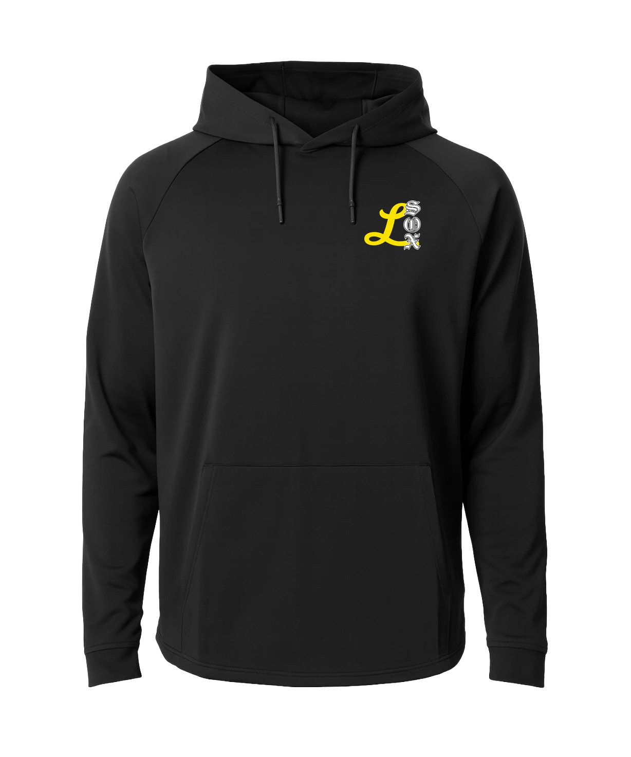 Lamberton LongSox Baseball - Black Hoodie - Left Chest