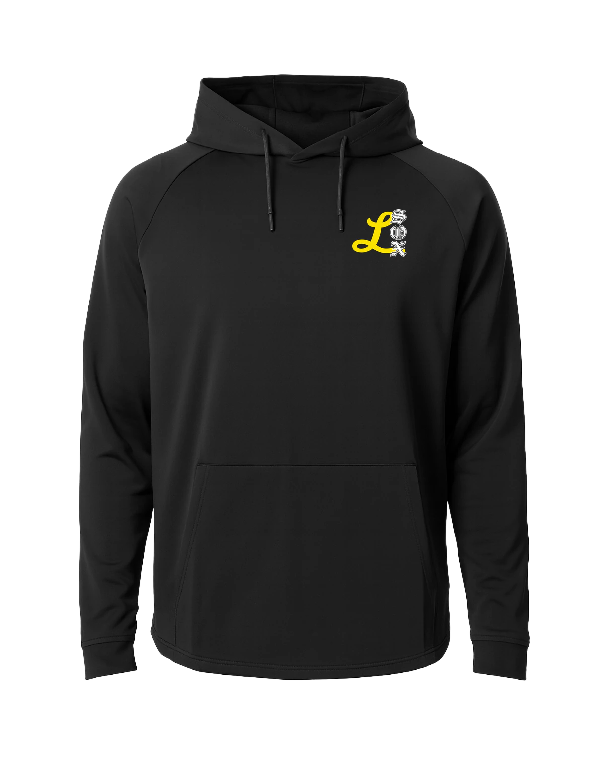 Lamberton LongSox Baseball - Black Hoodie - Left Chest