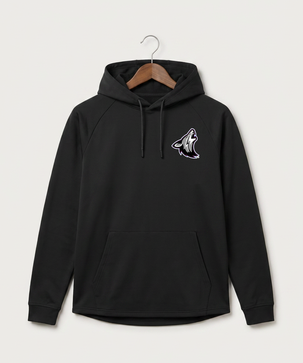 Heron Lake-Okabena High School Football (Boys) - Black Hoodie - Left Chest