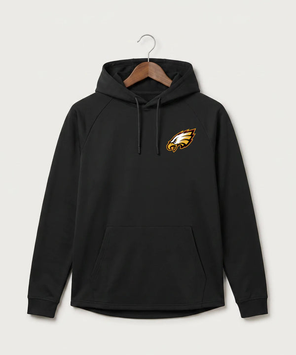 Dover-Eyota High School Football (Boys) - Black Hoodie - Left Chest