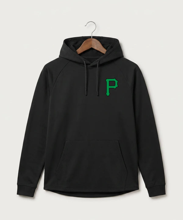 Pipestone Area High School Football (Boys) - Black Hoodie - Left Chest