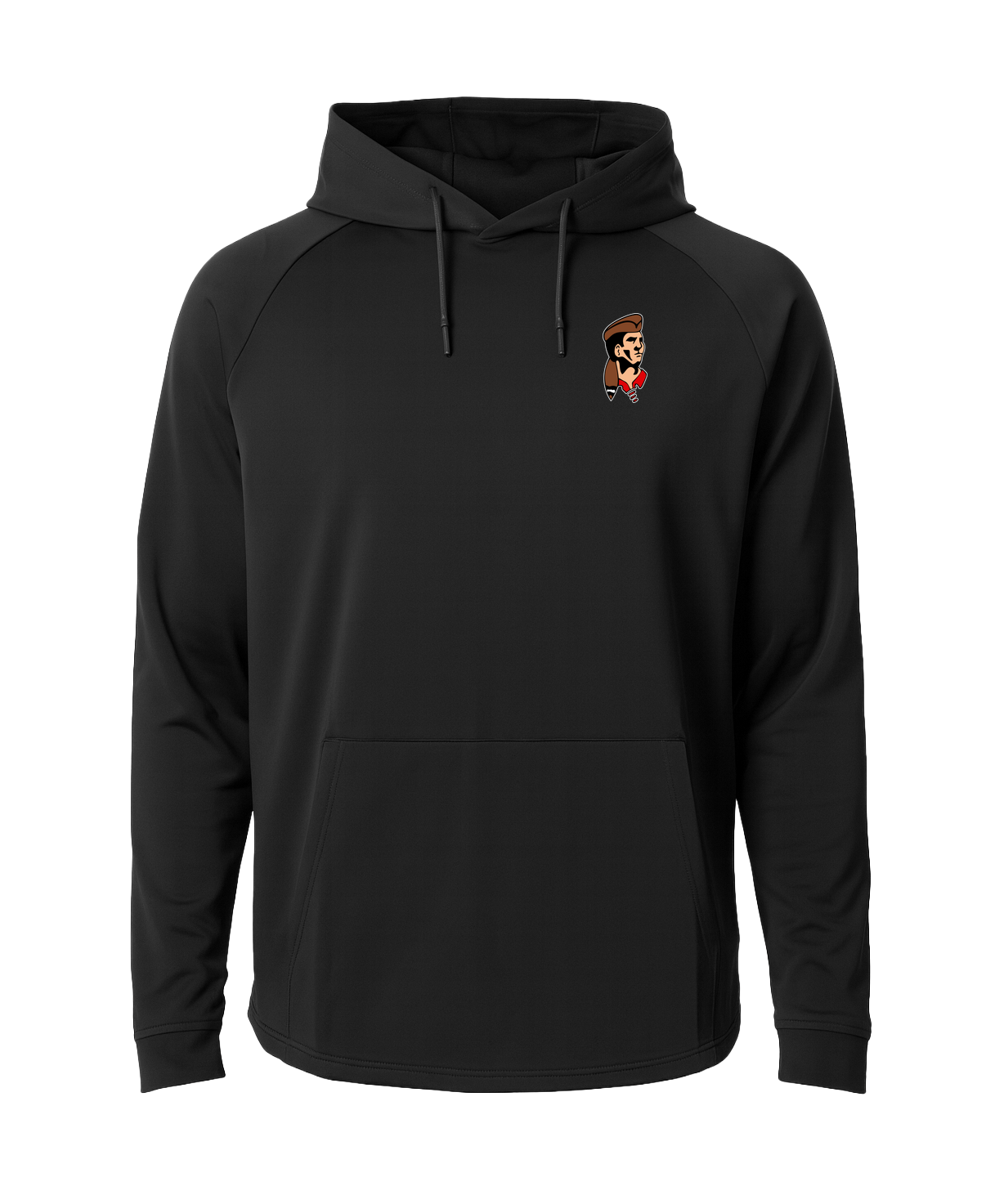 Logan Softball - Black Hoodie - Left Chest
