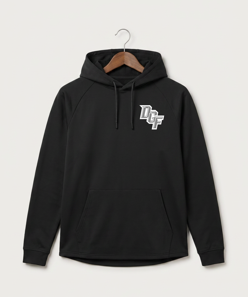 DGF High School Football (Boys) - Black Hoodie - Left Chest