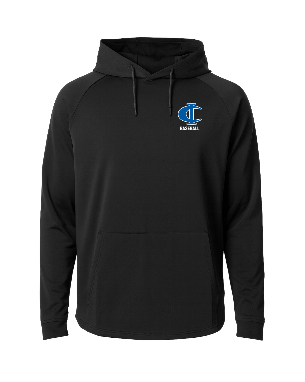 Cambridge Isanti Baseball - Black Hoodie - Left Chest