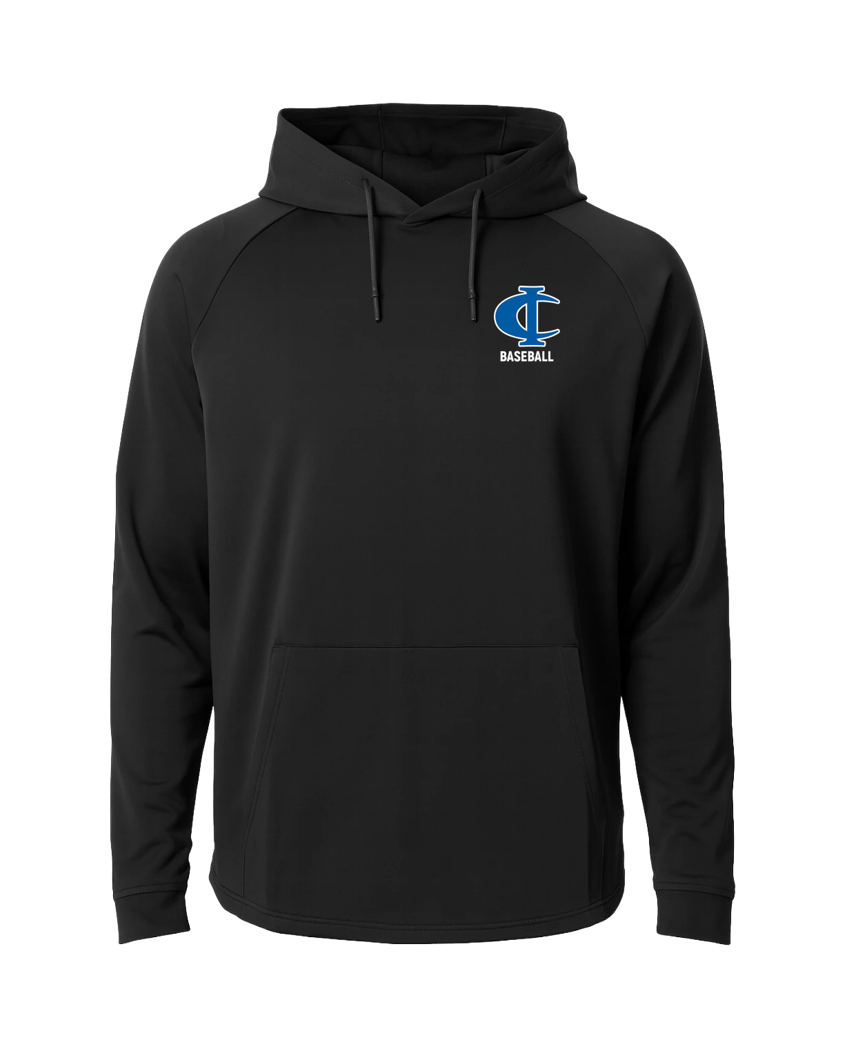 Cambridge Isanti Baseball - Black Hoodie - Left Chest