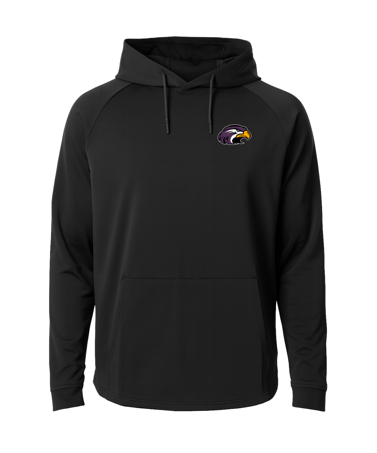 Montevideo Baseball - Black Hoodie - Left Chest