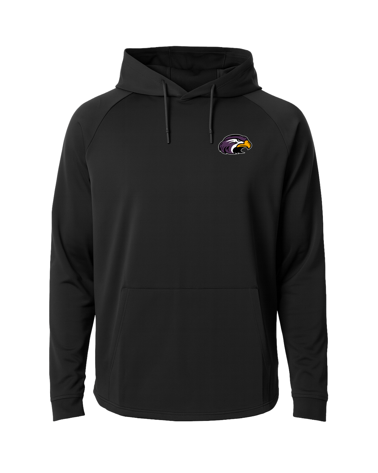 Montevideo Baseball - Black Hoodie - Left Chest