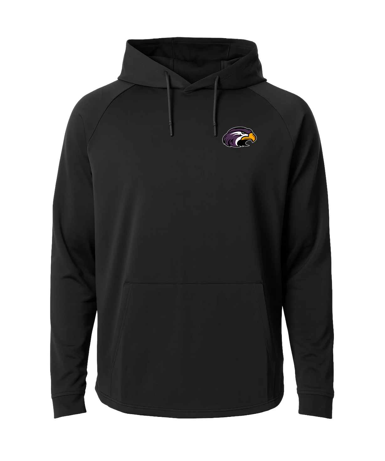 Montevideo Baseball - Black Hoodie - Left Chest