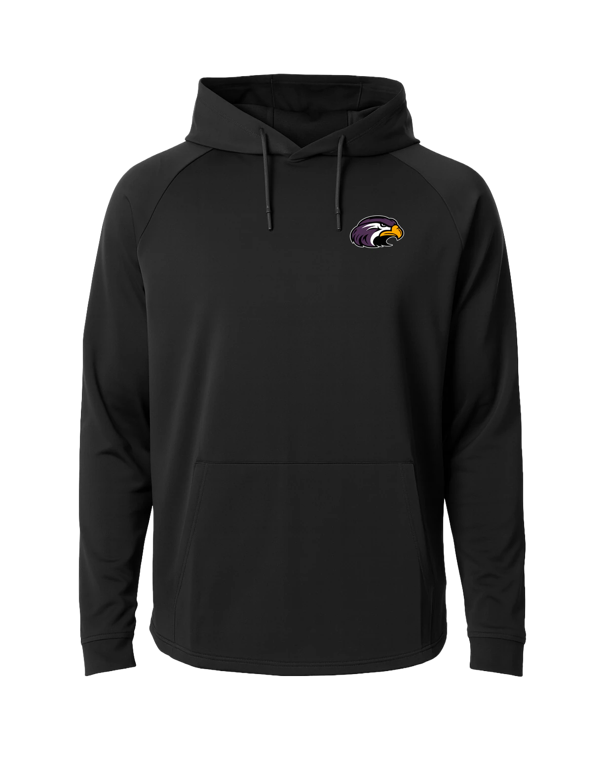Montevideo Baseball - Black Hoodie - Left Chest