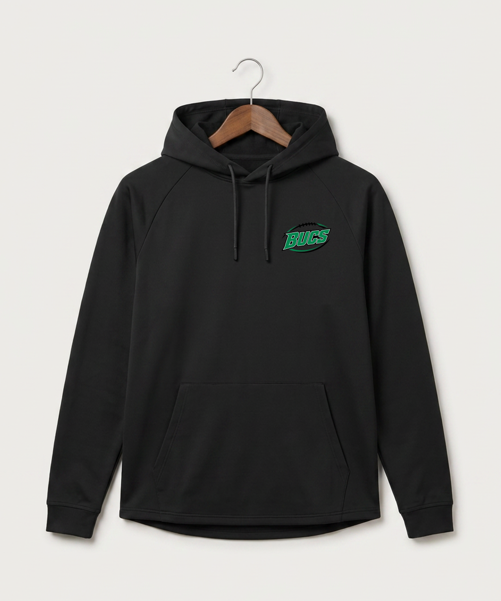 Waterville-Elysian-Morristown High School Football (Boys) - Black Hoodie - Left Chest