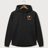 Giltner High School Football - Black Hoodie - Left Chest