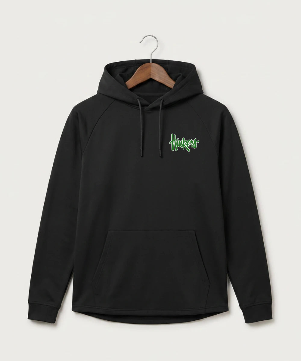 Holdingford High School Football (Boys) - Black Hoodie - Left Chest