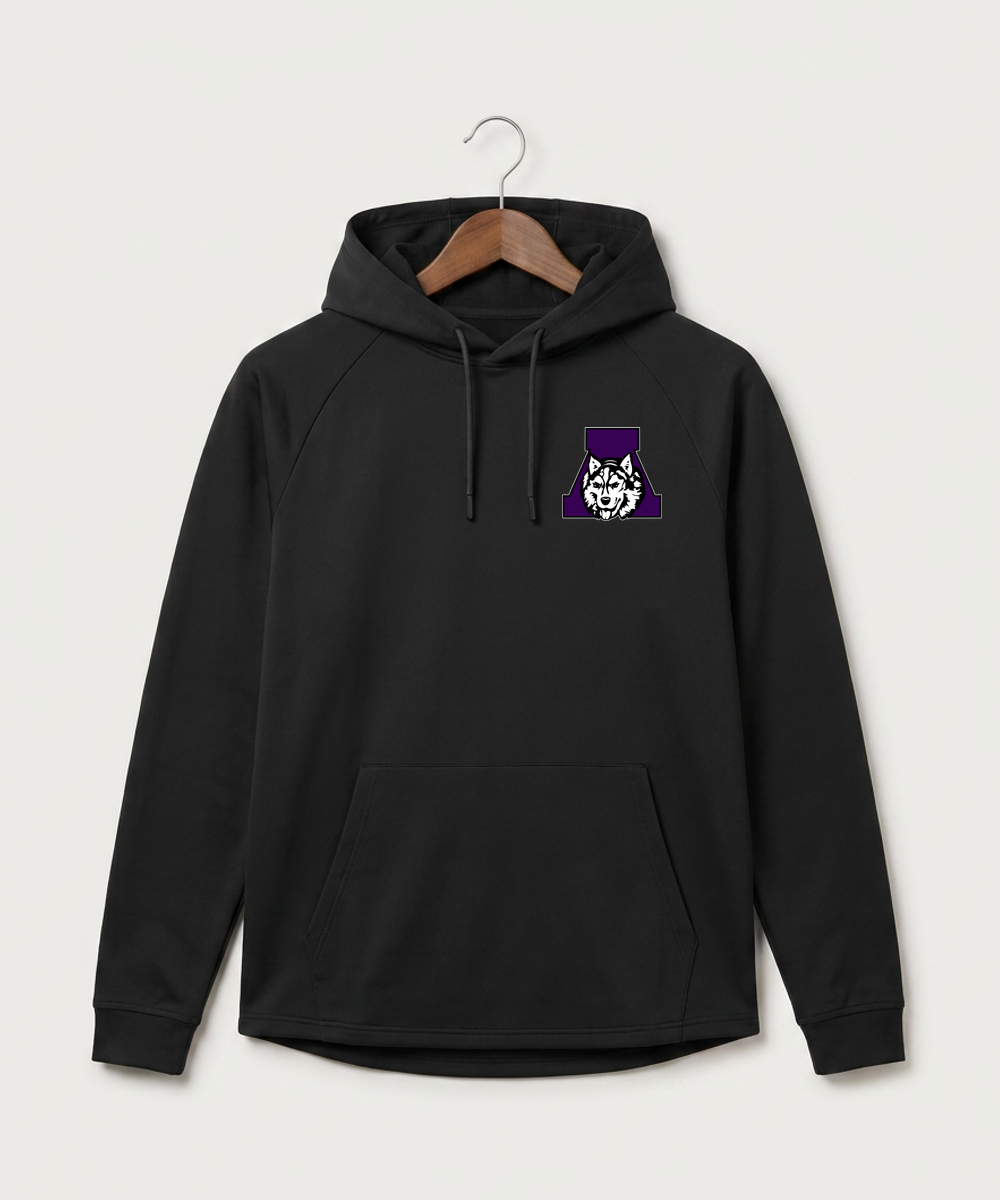 Albany High School Football (Boys) - Black Hoodie - Left Chest