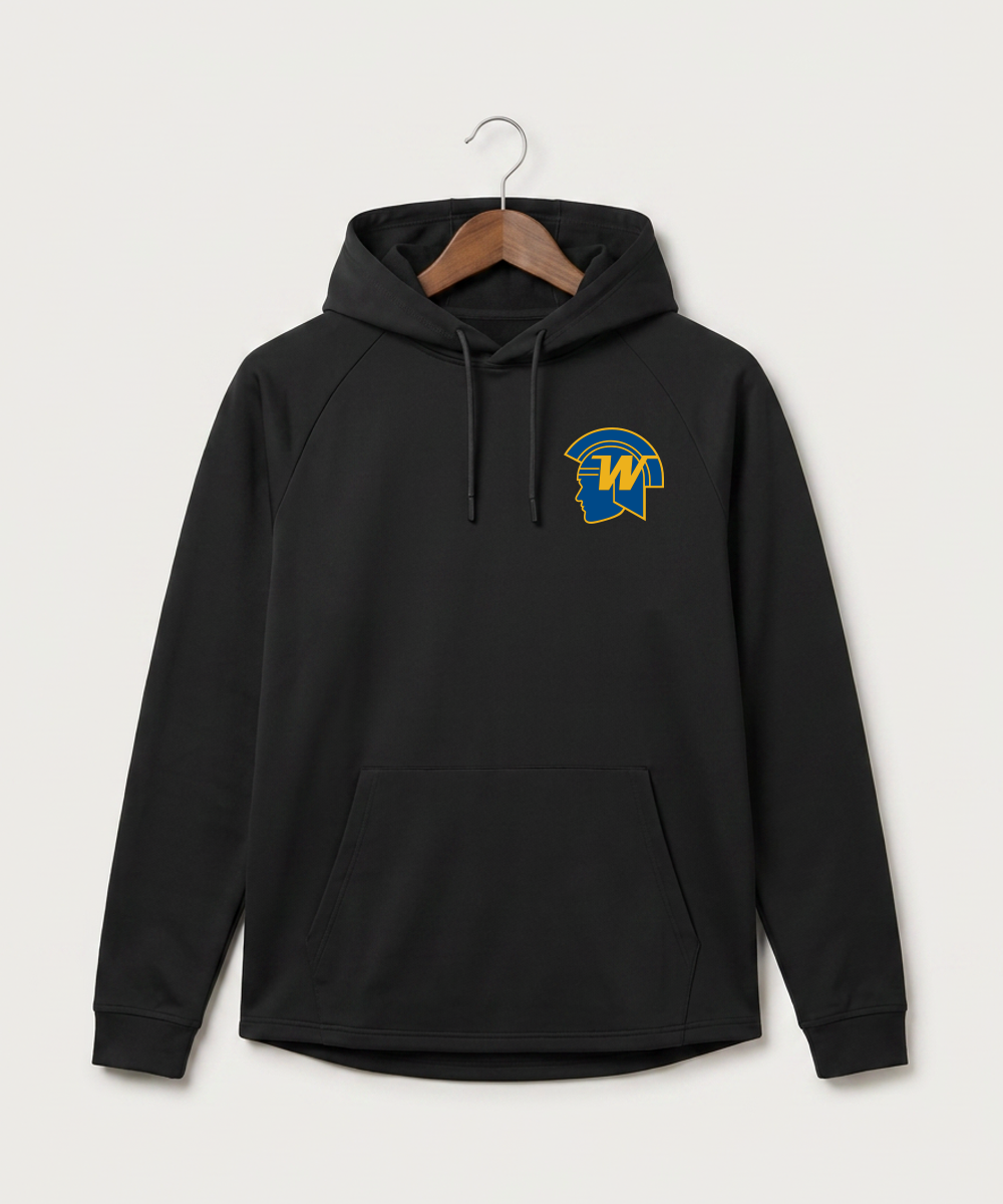 Wayzata High School Football (Boys) - Black Hoodie - Left Chest