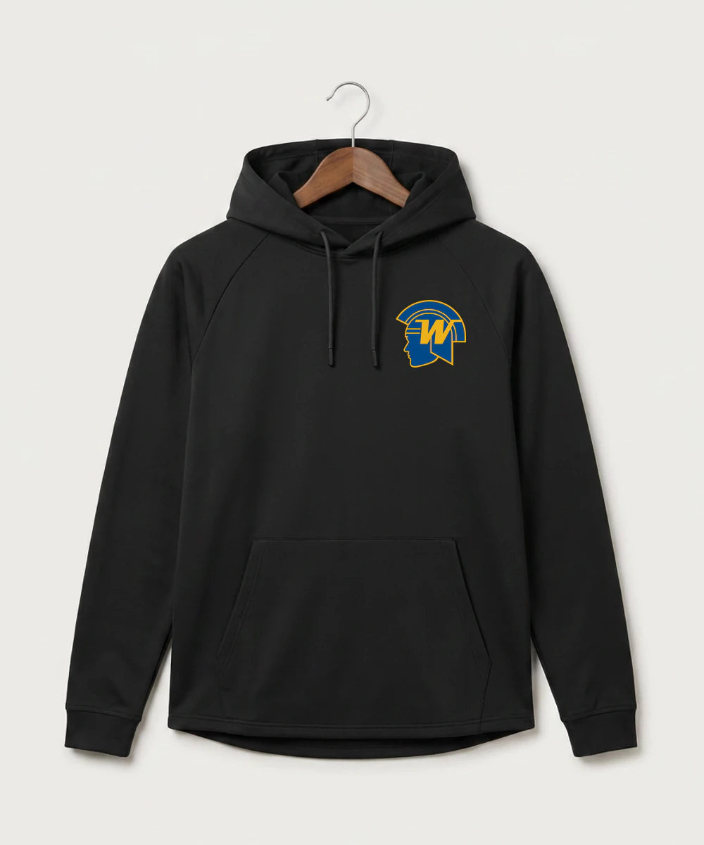 Wayzata High School Football (Boys) - Black Hoodie - Left Chest