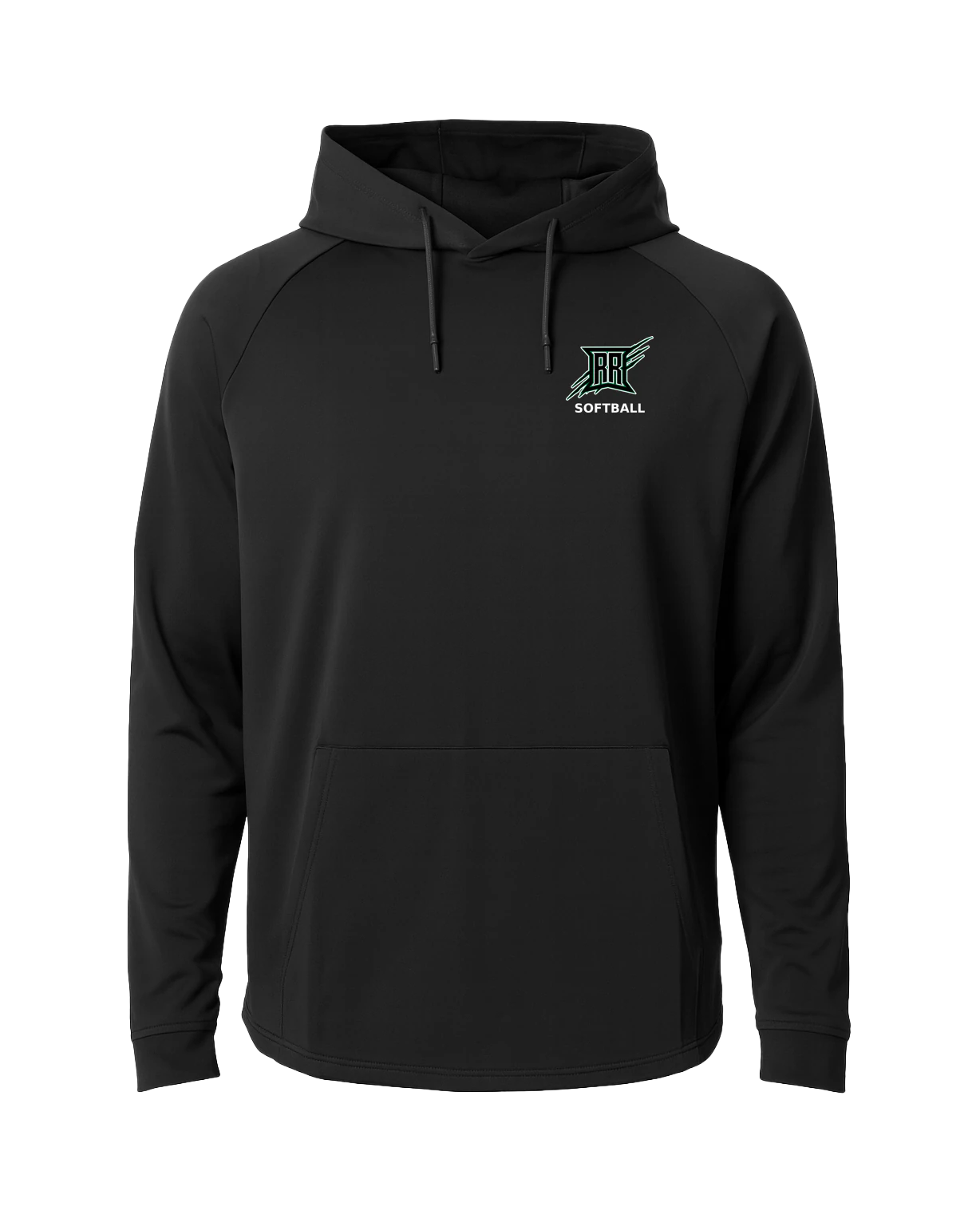 Rock Ridge Softball - Black Hoodie - Left Chest