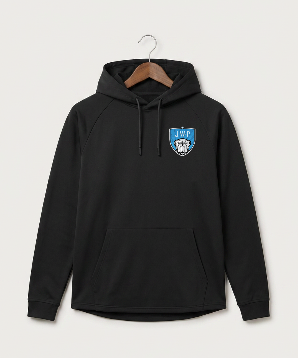 Janesville Waldorf Pemberton Volleyball (Girls) - Black Hoodie - Left Chest