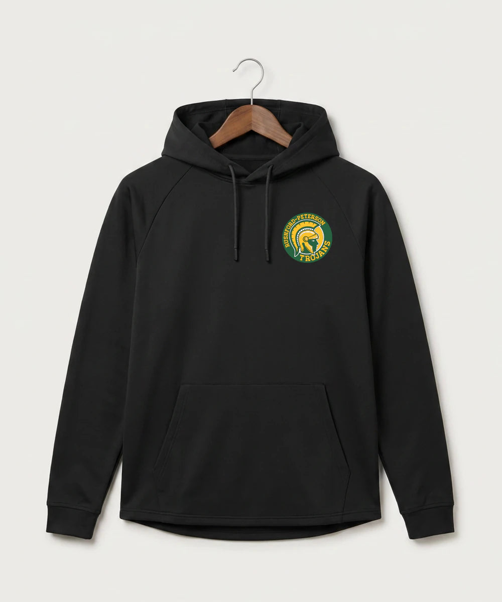 Rushford Peterson High School Football (Boys) - Black Hoodie - Left Chest