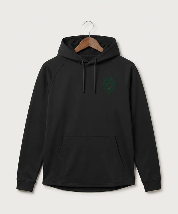 DC Everest High School Football - Black Hoodie - Left Chest