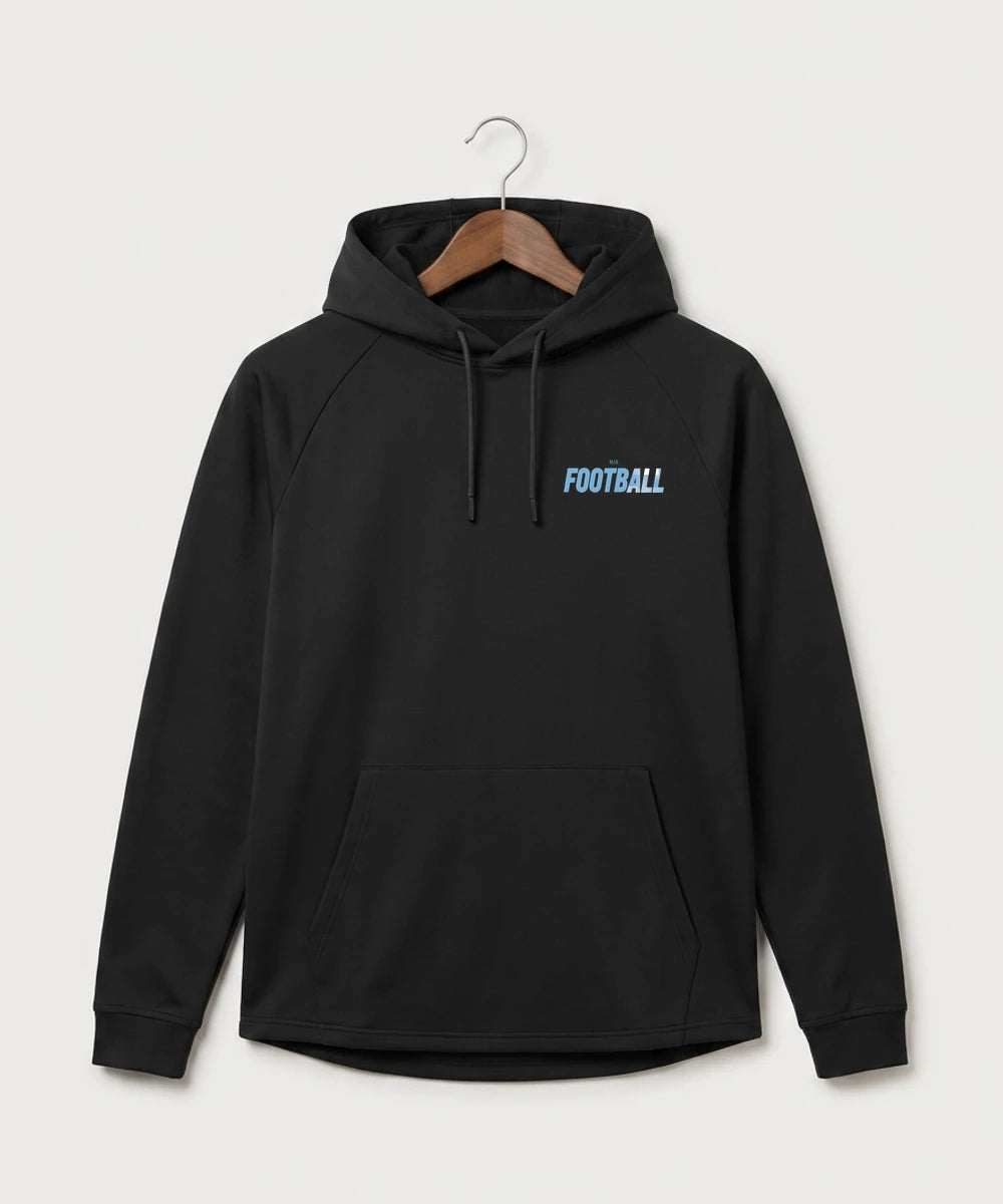 West Bend West High School Football - Black Hoodie - Left Chest