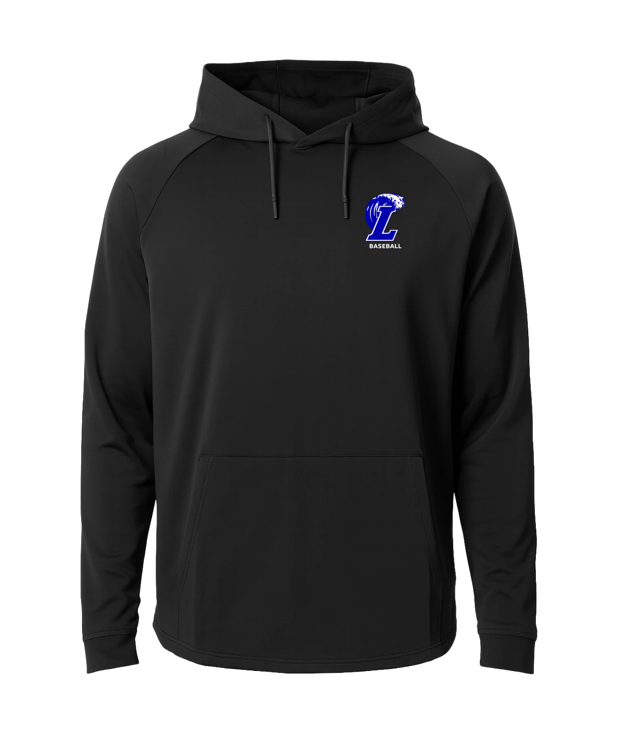Lakeview Baseball - Black Hoodie - Left Chest