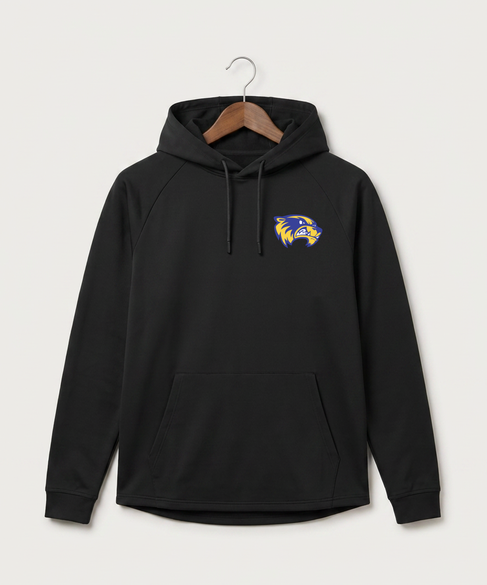 Wadena Deer Creek High School Football (Boys) - Black Hoodie - Left Chest
