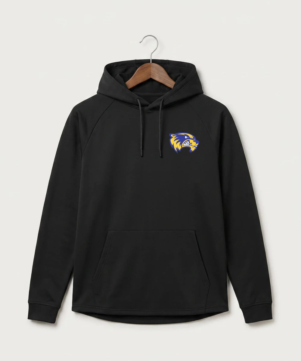 Wadena Deer Creek High School Football (Boys) - Black Hoodie - Left Chest