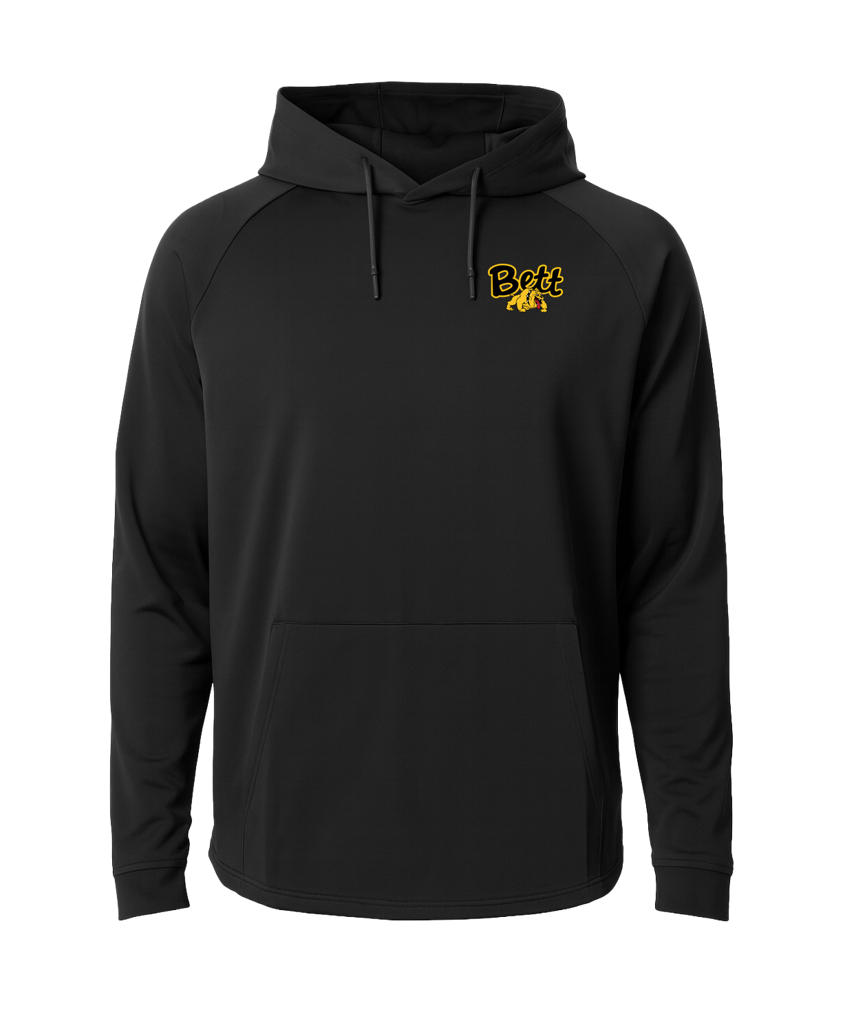 Test 222 - Black Hoodie - Left Chest