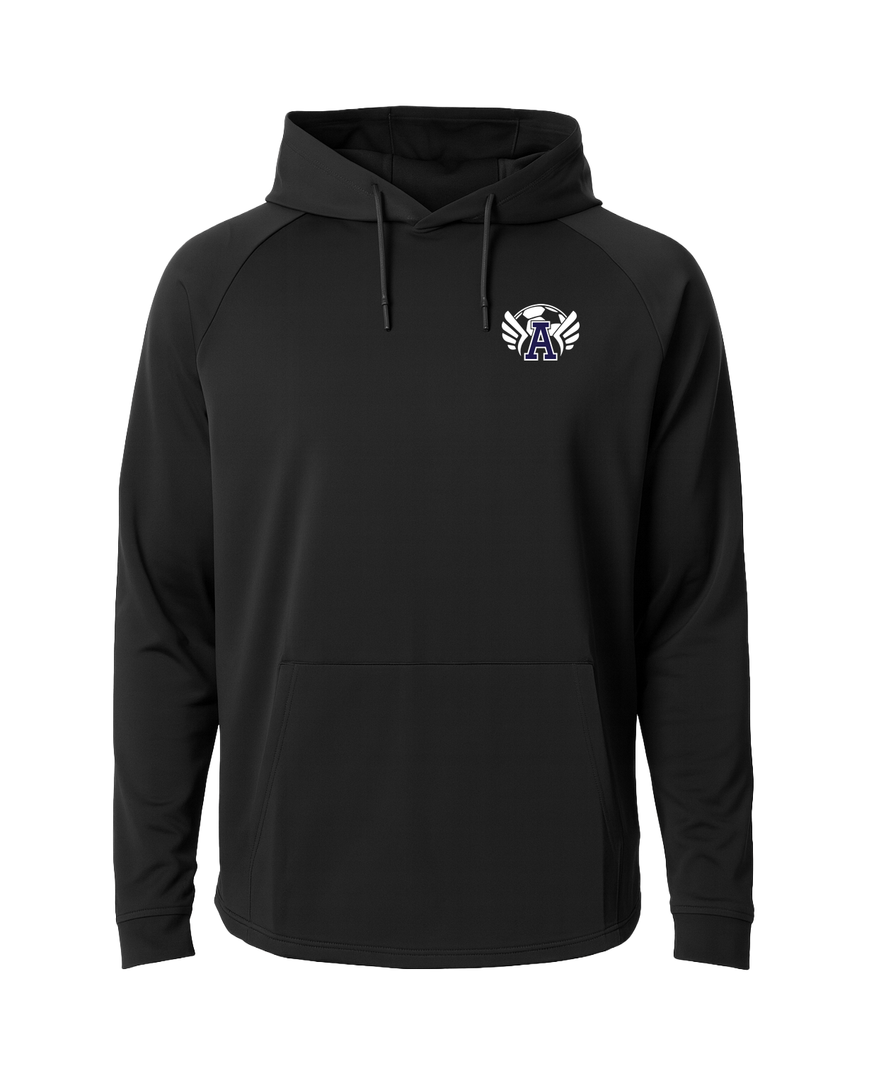 Abingdon Soccer - Black Hoodie - Left Chest
