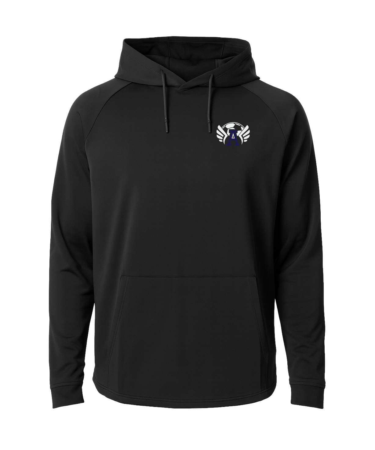 Abingdon Soccer - Black Hoodie - Left Chest