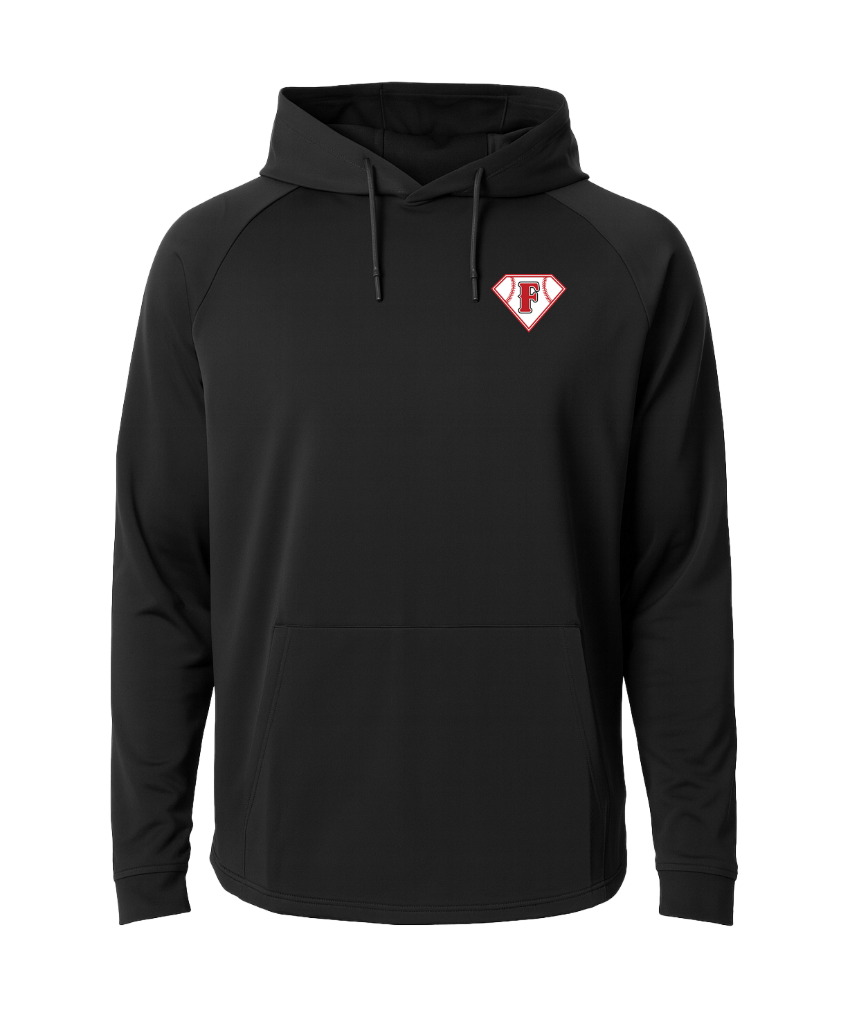 Fairmont Baseball - Black Hoodie - Left Chest