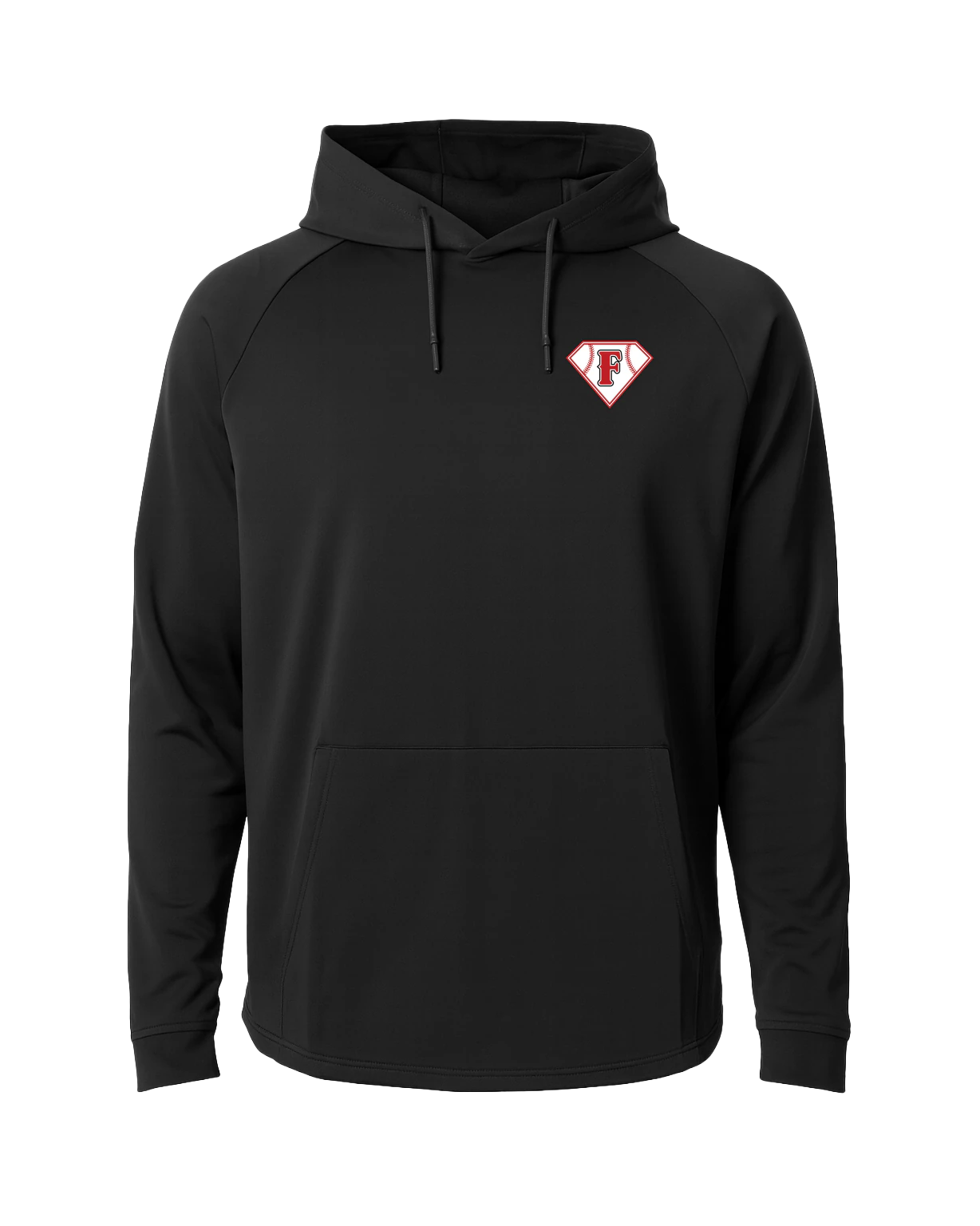 Fairmont Baseball - Black Hoodie - Left Chest