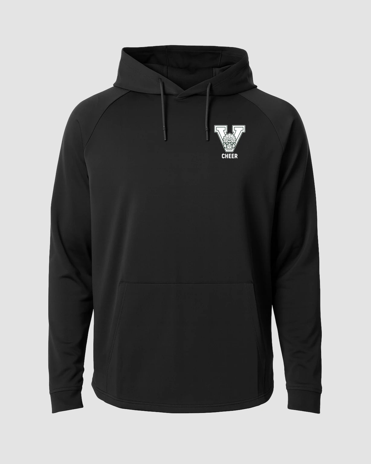 Xavier Football - Black Hoodie - Left Chest