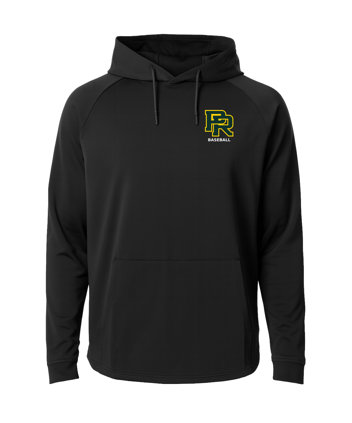 Proctor Baseball - Black Hoodie - Left Chest