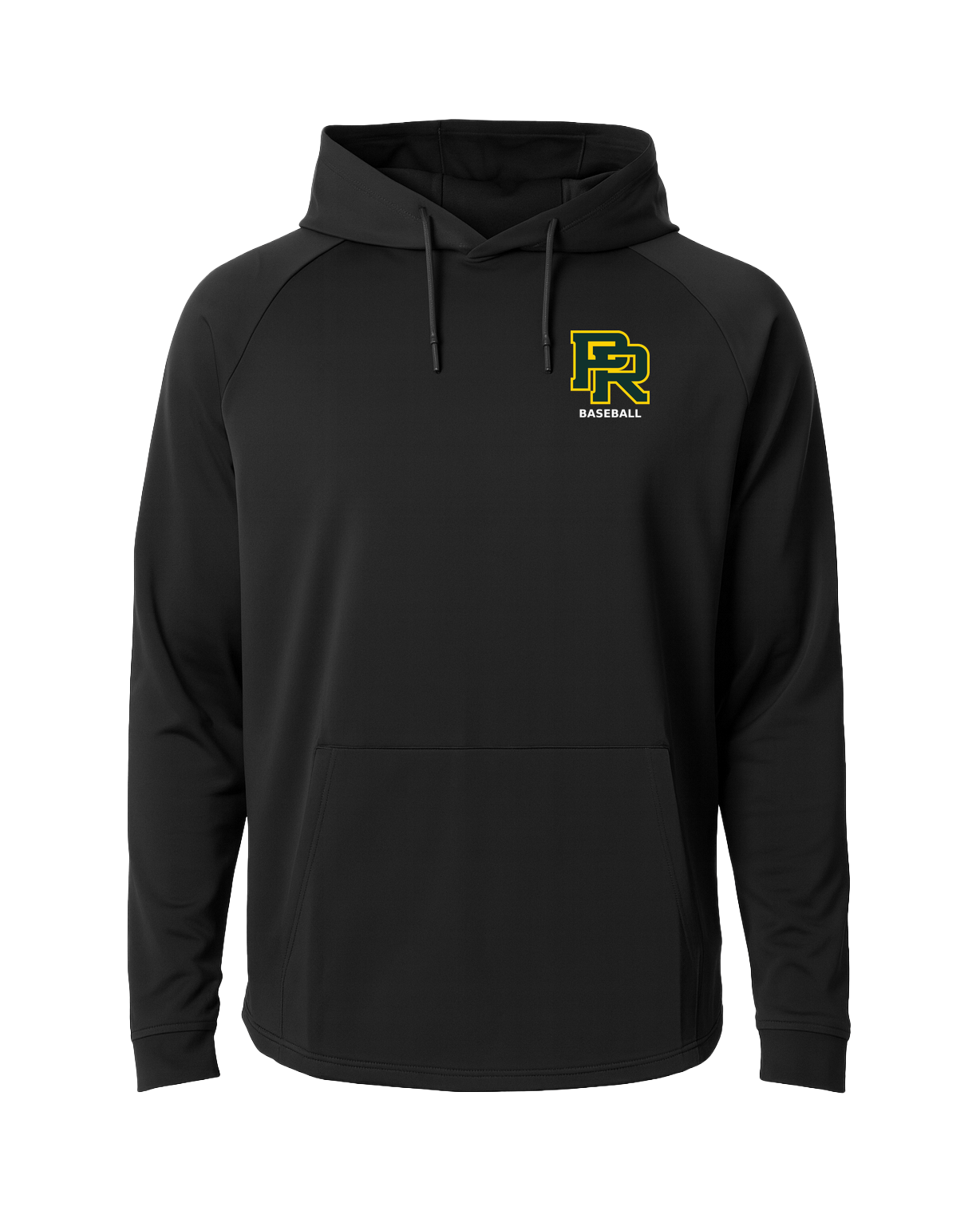 Proctor Baseball - Black Hoodie - Left Chest