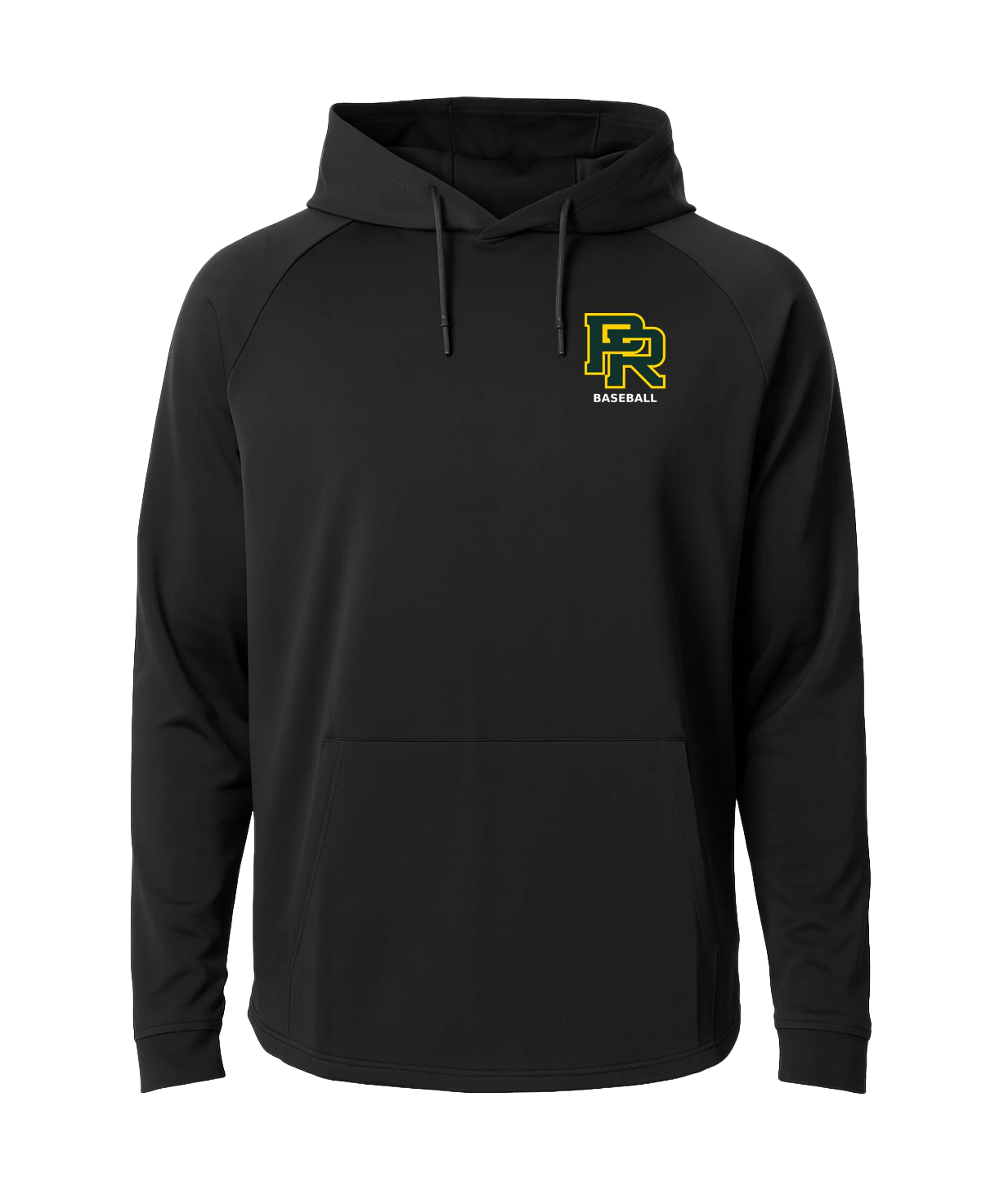 Proctor Baseball - Black Hoodie - Left Chest