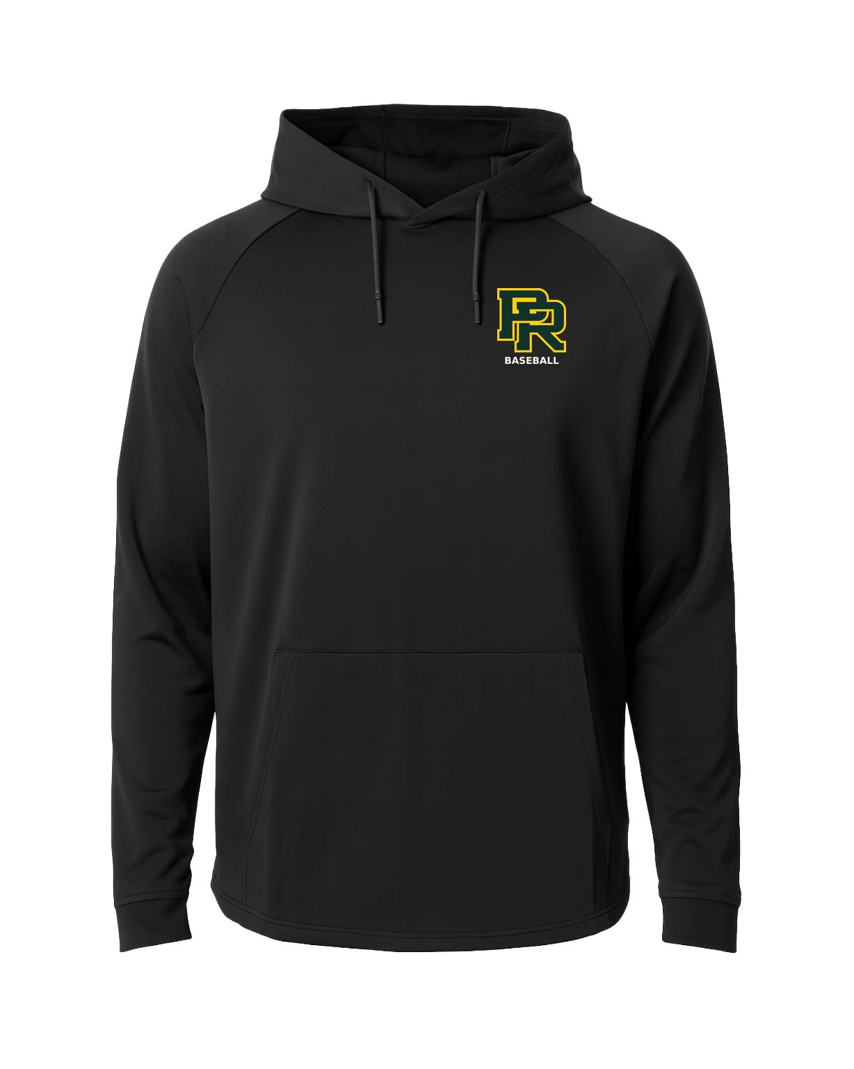 Proctor Baseball - Black Hoodie - Left Chest
