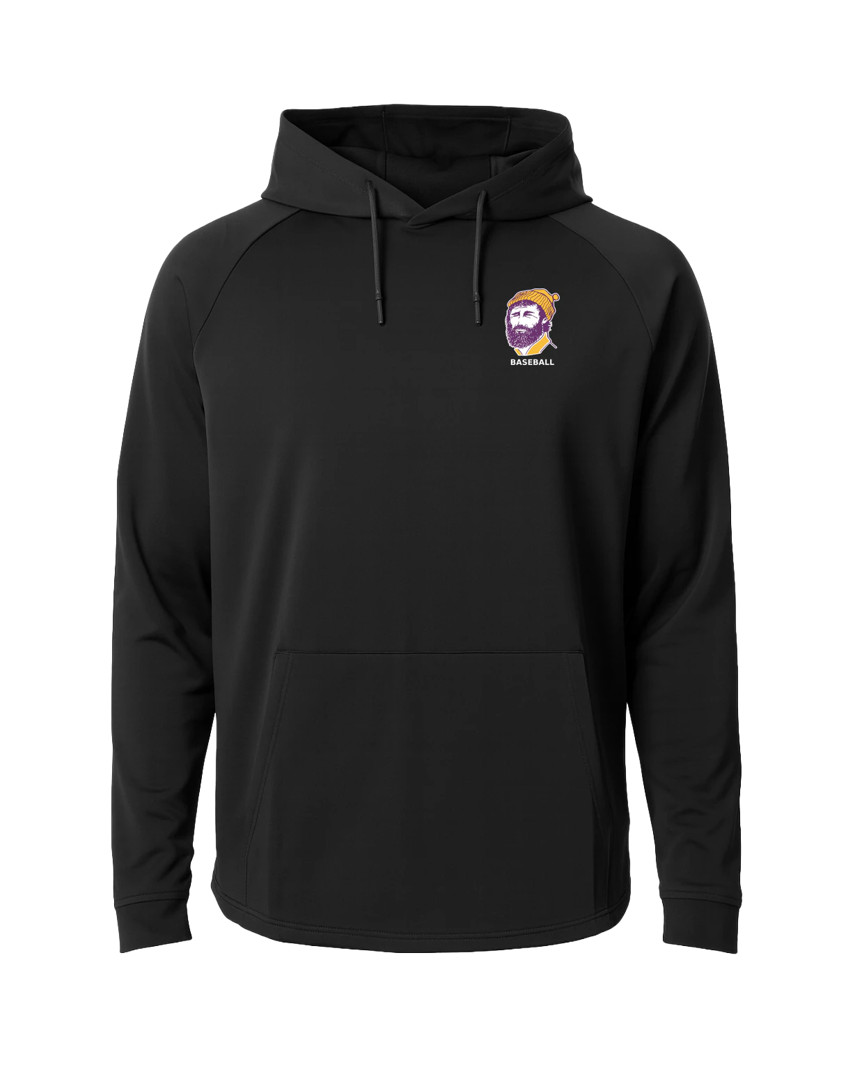Cloquet Baseball - Black Hoodie - Left Chest