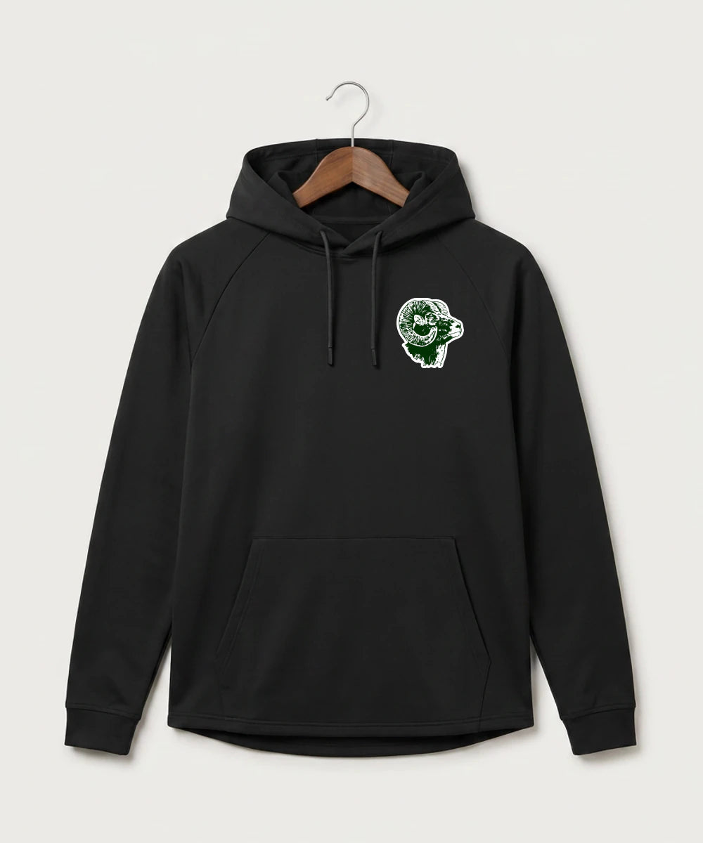 Roseau High School Football (Boys) - Black Hoodie - Left Chest