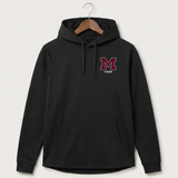 Moline Cheer general - Black Hoodie - Left Chest