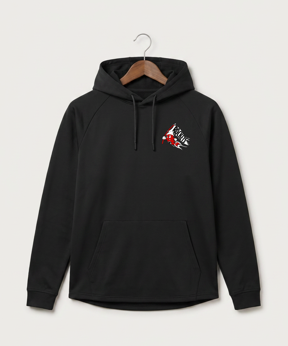 John Marshall High School Cross Country (Coed) - Black Hoodie - Left Chest